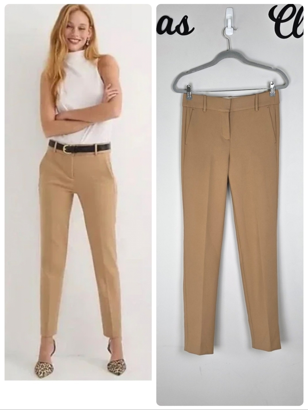 J. Crew Cameron Slim High Waist Pant in Four-Season Stretch Size 2 Tall Workwear